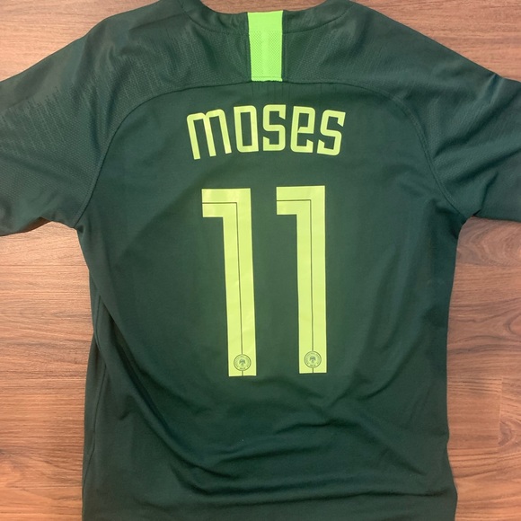 Nike Nigeria Supereagles National Team Victor Moses Soccer Football Jersey - Picture 6 of 8